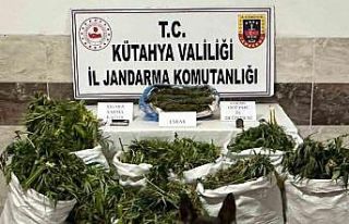 Tavşanlı’da evinde yüklü miktarda kubar esrar...