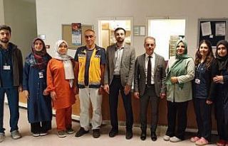 Tekin, Refahiye Devlet Hastanesinde incelemelerde...