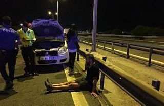 TEM’de 5 otomobil zincirleme kazaya karıştı :...