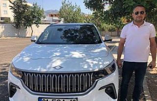 Togg sahibi aracına kavuştu