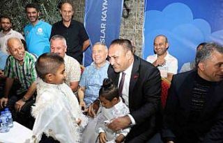 Toroslar’da Roman çocukları toplu sünnet oldu