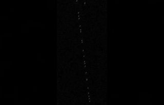 Tunceli’de Starlink uyduları fotoğraflandı