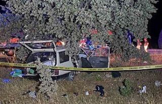 Uşak’ta trafik kazası: 1 ölü, 4 ağır yaralı