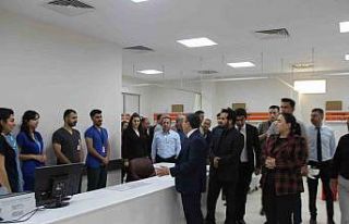 Vali Atay Cizre Devlet Hastanesi’nde çalışmalar...