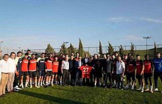 Vali Çeber’den, Gaziantep FK’ya moral ziyareti