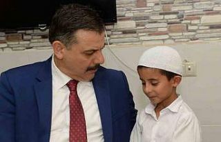 Vali Çiftçi genç hafızlarla buluştu