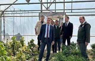 Vali Eldivan, Bayburt Eko-Köy’de incelemelerde...