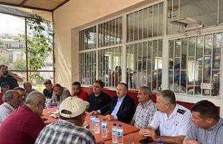 Vali Fidan, selden zarar gören yerleri inceledi