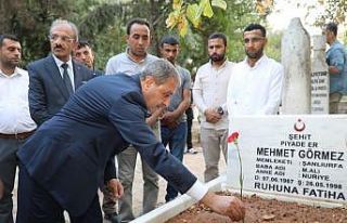 Vali Şıldak şehit ve gazileri unutmadı