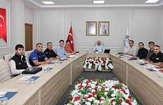 Vali Yardımcılarıyla haftalık değerlendirme toplantısı...