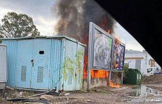 Yağış anında 10 farklı yangın çıktı