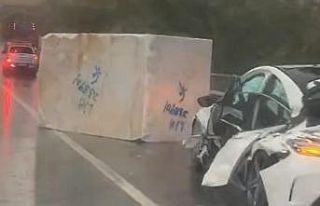 Yanlış yüklenen mermer blok faciaya neden oluyordu