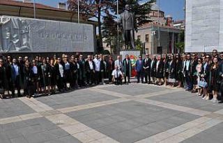 Yeni adli yılın başlangıcı için tören yapıldı