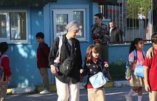 Yeni eğitim ve öğretim yılını minikler böyle...