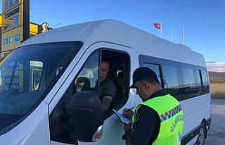 Yozgat’ta okul servis araçlarına denetim