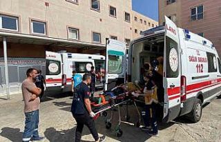 Yüksekten düşen işçi yaralandı