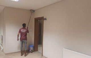 Zafer Stadyumunda temizlik çalışması