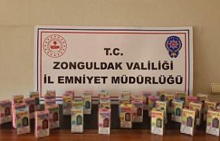 Zonguldak’ta elektronik sigara operasyonu