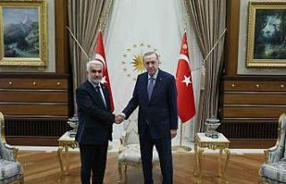 Cumhurbaşkanı Erdoğan, HÜDA PAR Genel Başkanı...