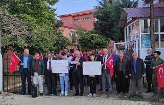 Çüngüş’te cuma namazı sonrası İsrail’e...