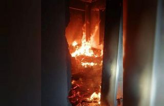 Elazığ’da korkutan yangın