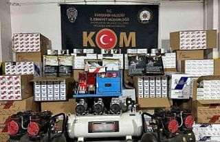 Kaçak sigara bulunduran şahsa polis işlem yaptı