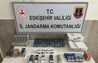 Kaçak sigara satan şahsa jandarmadan operasyon