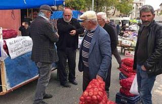 Sattı soğandan elde ettiği geliri Filistin’e...