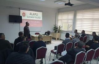 Alaplı’da etkili hutbe sunumu semineri düzenlendi