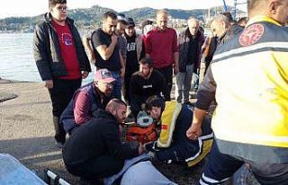 Arama çalışmalarını izlemek isterken yaralandı