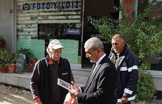 Başkan Kaplan’ı duygulandıran sürpriz hediye