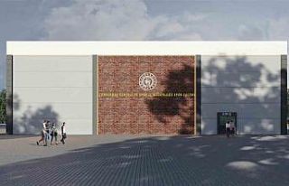 Bin 500 kişilik spor salonunun yapılacağı sahayı...