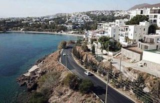 Bodrum’da tamamladığı kanalizasyon hatlarını...