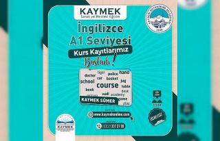 KAYMEK, İngilizce A1 seviyesi 2. Grup kurs kayıtlarını...