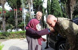Şehit annesini duygulandıran komutan: “Karşımda...