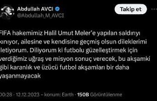 Abdullah Avcı’dan, Halil Umut Meler’e destek...