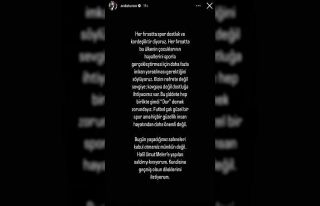 Arda Turan’dan, Halil Umut Meler’e geçmiş olsun...