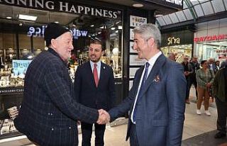 Başkan Oktay esnafların yeni yılını kutladı