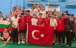 Bulgaristan’da düzenlenen Badminton turnuvasına...