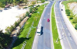 Büyükşehir yeşil alan miktarını il genelinde...