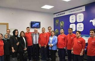 Düzce heyeti ZEKİ’yi yerinde gördü