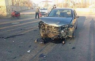 Iğdır’da trafik kazası: 1 yaralı