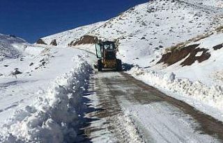 Kar kalınlığı 2 metreyi geçti, ekipler gece gündüz...