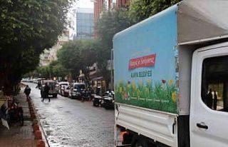 Kentte etkili olan şiddetli yağışlar sonrası...