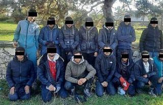 Kırklareli’nde 32 kaçak göçmen yakalandı