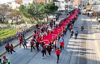 Körfezliler Sarıkamış Şehitleri için yürüdü