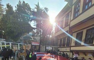 Kurşunlu Camii’nde şehitler için mevlid okutuldu