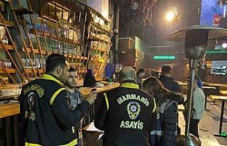 Marmaris’te yeni yıl öncesi eğlence mekanlarında...