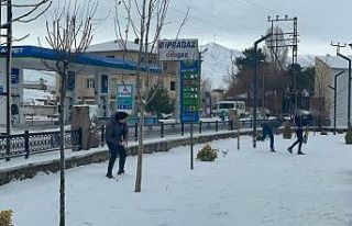 Muradiye beyaza büründü