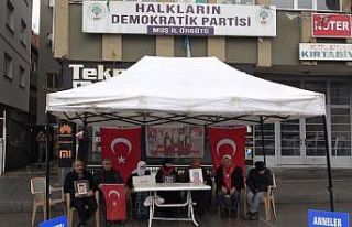 Muş’ta annelerin evlat nöbeti devam ediyor